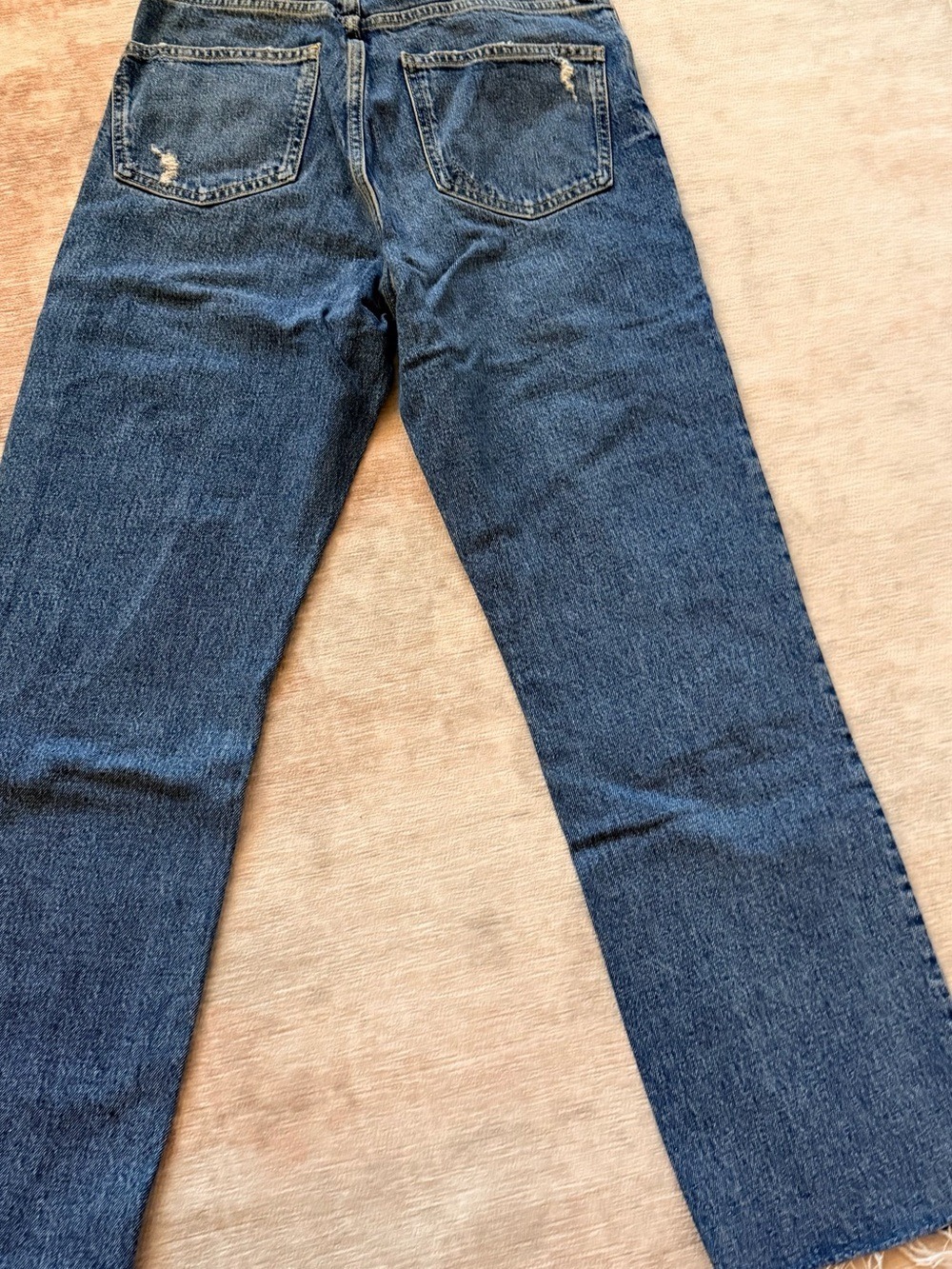 Zara Blue Kick Flare Jeans Size 6 - Picture 6 of 9